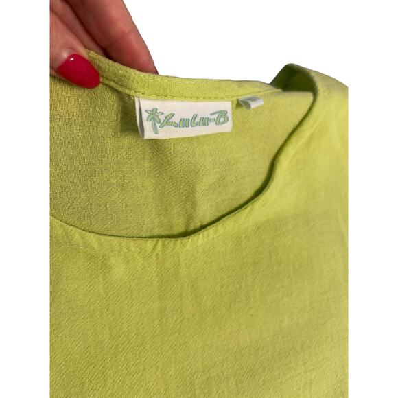 Lulu - B Lime Green Top - Size XL - Picture 5 of 8